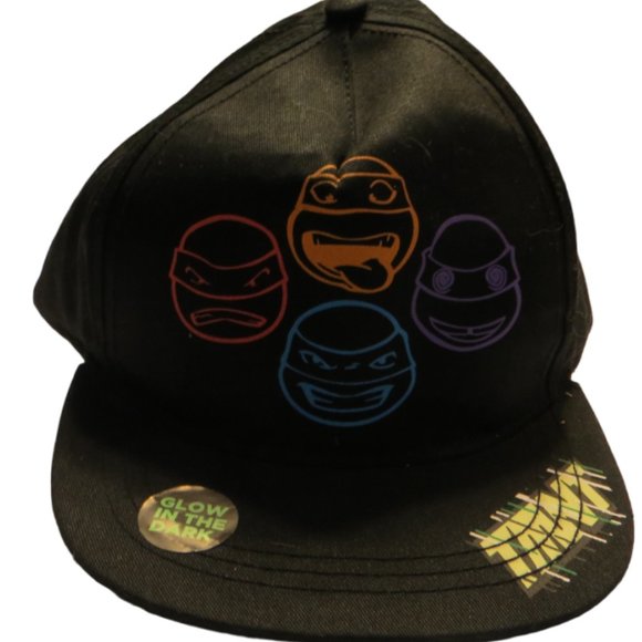 Nickelodeon Ninja Mutant Ninja Turtles Hat Black New With Tags Youth Size - Picture 1 of 12